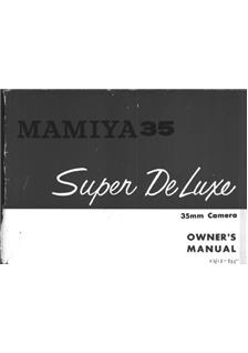 Mamiya Super De Luxe manual. Camera Instructions.